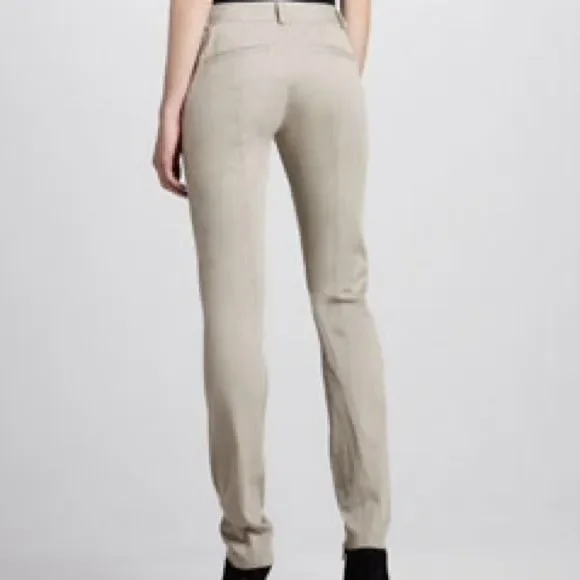 Donna Karan Skinny Ponte Pants in Pebble 12 NWT - Picture 3 of 3